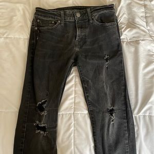 American Eagle black skinny jeans 29x32